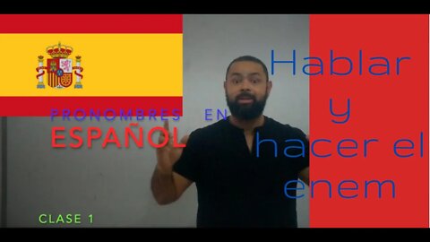 Pronombres en Español (pronomes em espanhol)