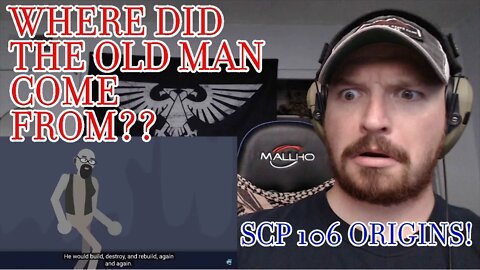 BLASTCAPBADGER REACTS! SCP-106 THE OLD MAN ORIGIN THEORIES! (WHERE DID HE COME FROM?)