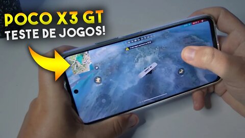 Poco X3 GT - Teste de JOGOS! COD Mobile, Asphalt 9 e Free Fire será que roda liso?