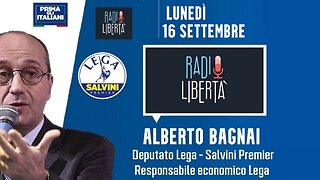 🔴QUI PARLAMENTO - On. Alberto Bagnai, Presidente Commissione Enti Gestori a RadioLibertà (16.9.2024)