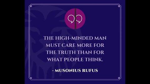 Value of TRUTH Amongst High Minded Men | Ancient Wisdom