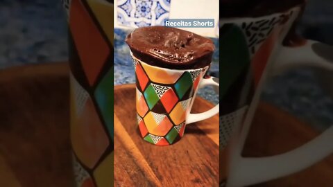 BOLO DE CHOCOLATE DE CANECA! 🤤 | Receitas #Shorts