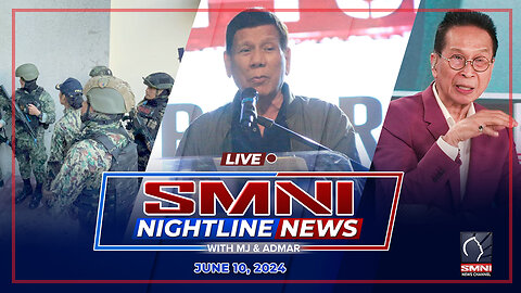 LIVE: SMNI Nightline News with MJ Mondejar & Jade Calabroso | June 10, 2024