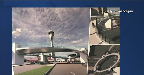 New pedestrian bridge planned at Sahara and Las Vegas Blvd.