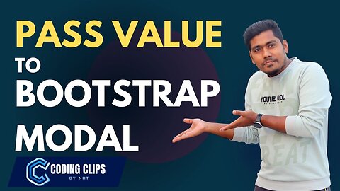 How to pass value easily to Bootstrap Modal - English