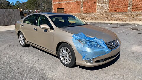 THE BLOWN TIRE THAT LEFT ME ON THE SIDE OF THE ROAD IS FIXED! FIRST DRIVE IN MY COPART LEXUS ES350