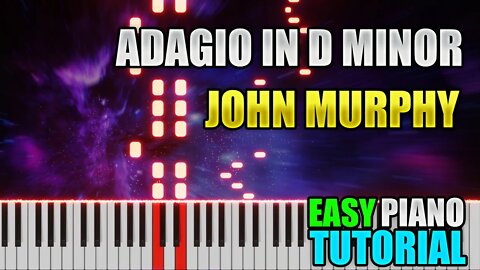 Adagio In D Minor - John Murphy | Easy Piano Lesson