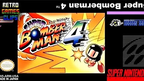 GAME CLIP - Super Bomberman 4 (SNES). #retrogamesclips #gameplay #snes