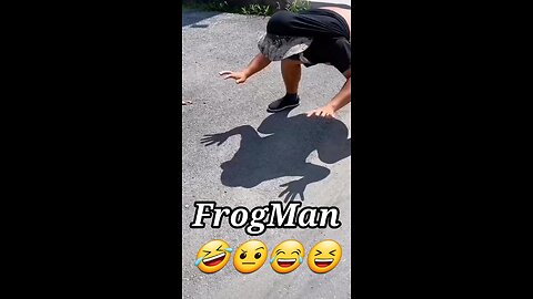 FrogMan 🤣😂😃 Funny Man #funny 😁😆