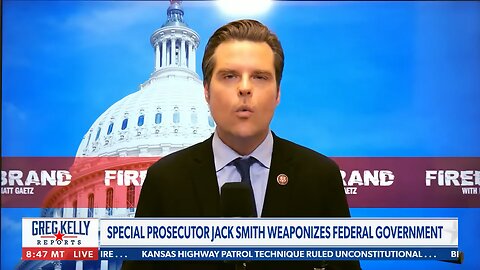 Rep. Matt Gaetz: 'The Real Goal is to Deprive Us of Our Choice on the Ballot for President'