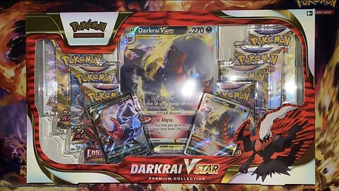 Opening a Pokemon Darkrai VStar Premium Collection Box!!