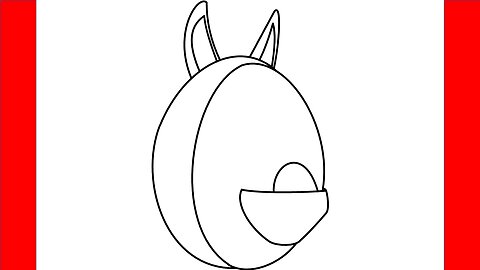 How To Draw Aussie Egg From Adopt Me - Step By Step Drawing