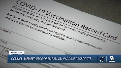 City council member files motion against city-wide vaccine passport