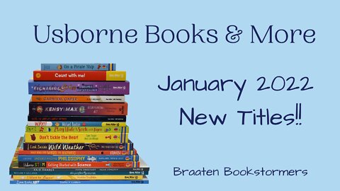 New Titles!! Usborne Books & More January 2022