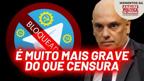 A crise entre o STF e o Telegram com relação ao fechamento da conta do PCO | Momentos