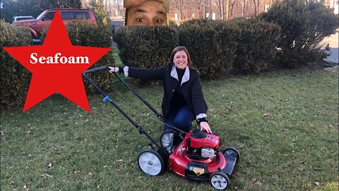 Mrs. Pattay's Performance FREE Craftsman GOLD 140cc Briggs and Stratton Lawn Mower WILL IT RUN?