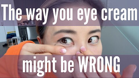 The way you apply eye cream might be wrong | Koko Face Yoga