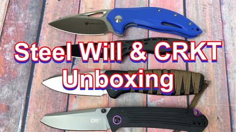 CRKT & Steel Will unboxing