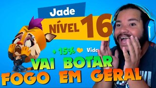 AGORA ELA FICOU IMPARÁVEL! JADE NV 16 FINALMENTE! ZOOBA: Jogo de Batalha Animal