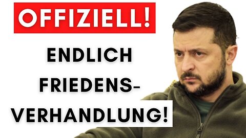 Selenskyj kündigt Friedensgespräche im Januar an. Ort ist große Überraschung!