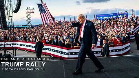 Badlands Media Special Coverage, Trump Rally in Grand Rapids, MI