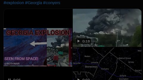 A massive explosion has taken place at a BIO LAB in Conyers Georgia.