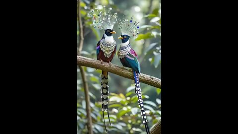 beautiful bird copple on the tree, in the jungle #nature #birds #birdlovers #jungle