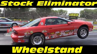 10 Second Stock Eliminator Camaro Wheelstand JEGS SPEEDWeek