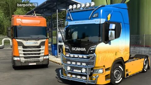 УКРАЇНСЬКИЙ КОНВОЙ. Ukrainian Logistic Company / Euro Truck Ssmulator 2