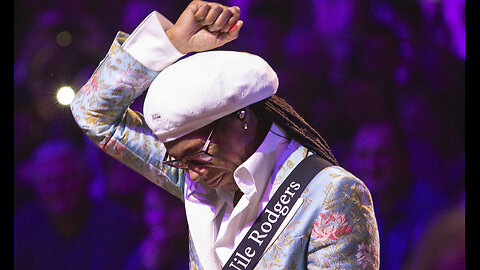 DAVOS: Nile Rogers Collects "CRYSTAL AWARD" At Davos 2024