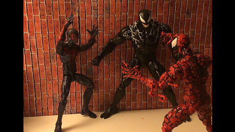 Venom vs carnage vs spider-man (stop-motion)