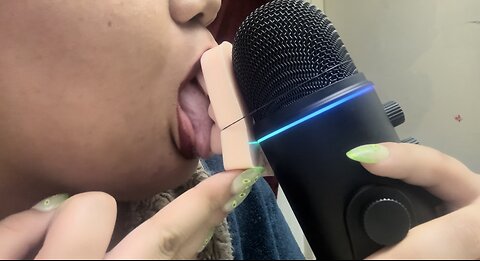 Ear licking Asmr