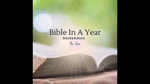 Bible in a year With Andrew John The Sun Genesis 7-8