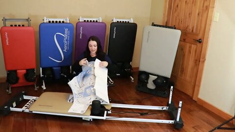 AeroPilates Reformer Review 5 Cord AeroPilates reformer Tan White Model 5102 Overview (Detailed)