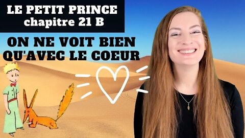 Le Petit Prince Chapitre 21 partie 2 - Explanations - Explications - Antoine de Saint-Exupéry