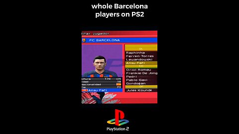 2024 FC Barcelona on PS2🔥 Please Follow 🙏