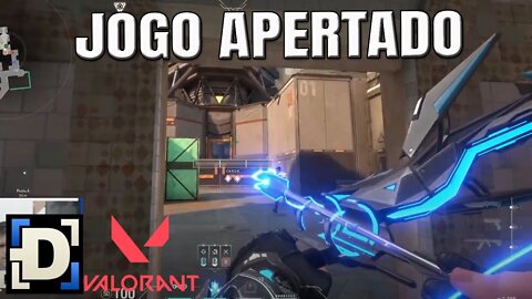 JOGO MUITO APERTADO NO VALORANT ... vencemos?