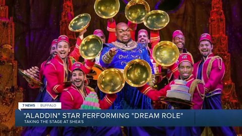 He landed his dream roll as the Genie in "Disney's Aladdin"