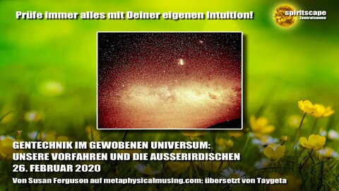 GENTECHNIK IM GEWOBENEN UNIVERSUM: UNSERE VORFAHREN UND DIE AUSSERIRDISCHEN