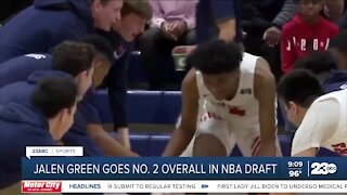 23ABC Sports: Jalen Green goes No. 2 to Rockets; L.A. makes major trades