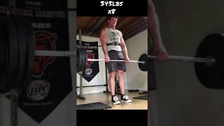 345x8 deadlift #shorts