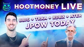 🔴 LIVE -- JEROME POWELL SPEAKS TODAY!!! + BBIG TYDE TRKA RDBX ATER BIOR AMC GME