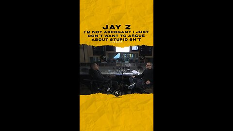 #jayz Im not arrogant I just dont 🤬 about stupid sh*t. 🎥 @bbcradio1