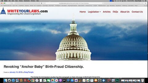 Action Radio: Rep. Brian Babin's Bill Ending "Birthfraud" Citizenship. Our Bill is Better!