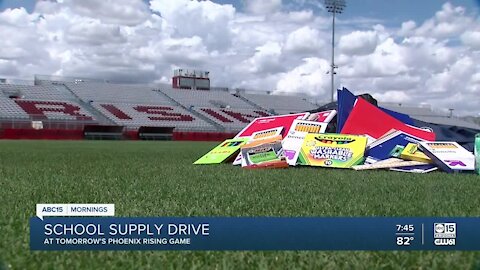 Phoenix Rising school supply drive