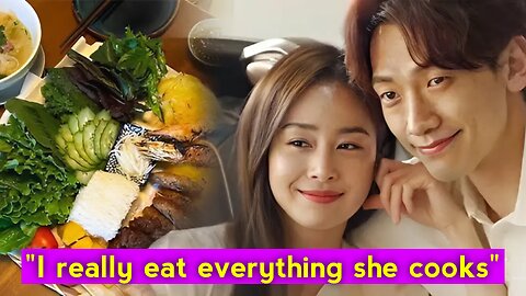 Rain praised Kim Tae Hee's cooking skills.