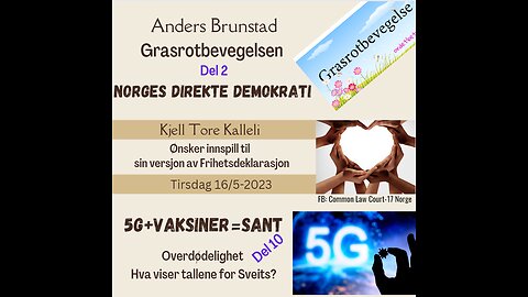 2023-05-16 Grasrotbevelse Del 2 NDD - 5G+vaksine=sant del 10 Overdødelighet Sveits