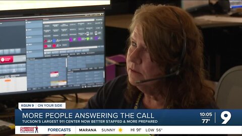 Tucson PSCD's largest 911 center reaches highest staffing ever, but still hiring