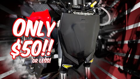 The BEST Light Bar & Number Plate for YOUR FZ-07 (MT-07) UNDER $50!! | Budget LED Setup