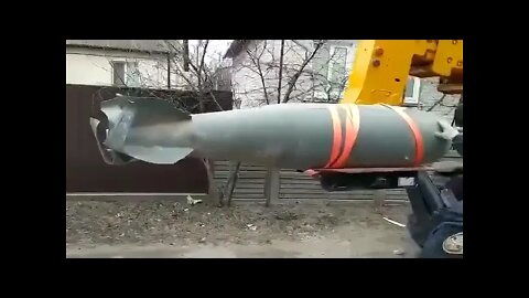 RUSSIA UKRAINE WAR! AN UNEXPLODED BOMB!